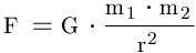 F=G<em>m1</em>m2/r�